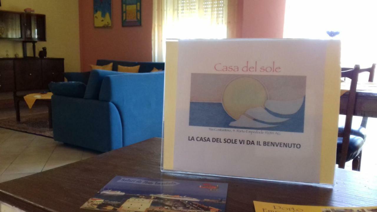 Apartamento La Casa del Sole Porto Empedocle Exterior foto